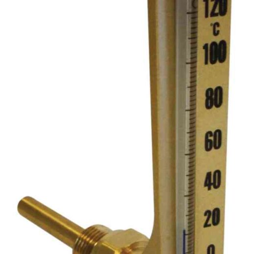 Thermomètre Industriel en Verre de Type V
